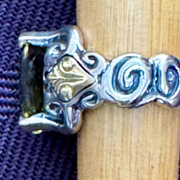 Stunning Ann King Lemon Quartz Sterling 18k G Womens ring size 6 never worn! - Picture 4 of 10